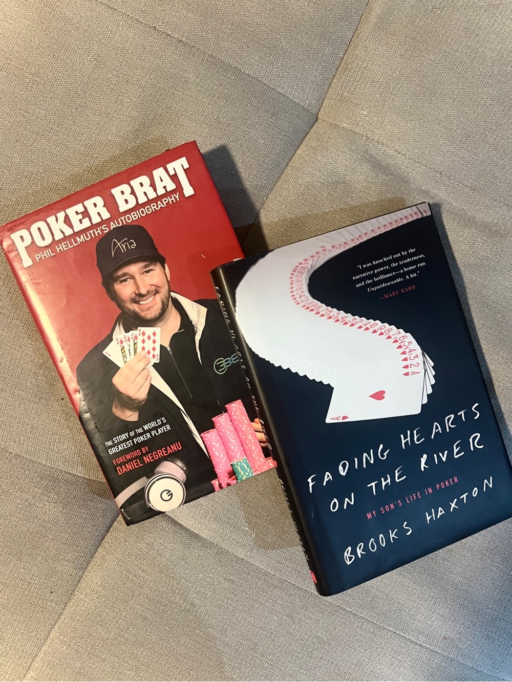 POKER BOOKS | PHIL HELLMUTH + FADING HEARTS ON THE RIVER